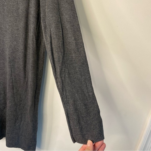 Eileen Fisher Gray Sweater Long Sleeve Sweater Dress Minimalistic Career Medium - Picture 5 of 13